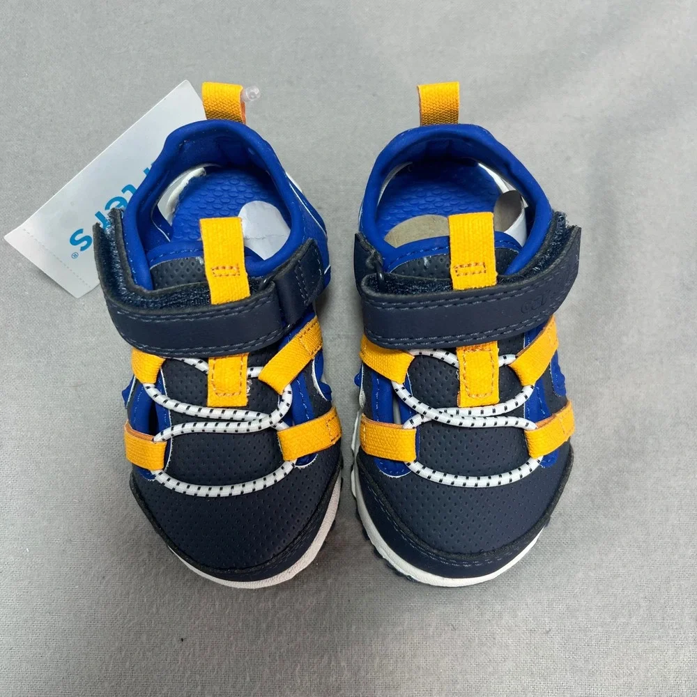 Carter's Metheor Toddler Sneaker Sandals Navy Blue Orange by Athletic Outdoor 4M